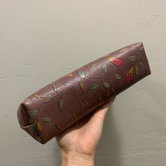 Handsewn Genuine Leather Wooden Ball Kisslock Clutch/Shoulder Bag/Crossbody - Picture 14 of 16